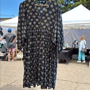 Block Print 100% Cotton Patterned Dress